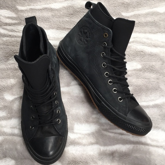 converse waterproof leather